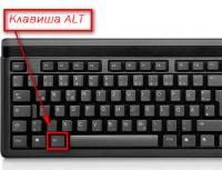 Символы на клавиатуре с помощью клавиши Alt